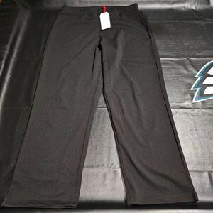 NWT Standards & Practices Womens Black Mona High Waist‎ Stretch Crepe Pants 18